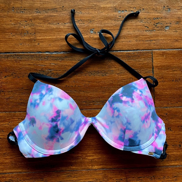 PINK Victoria S Secret Swim Vs Pink Tie Dye Bikini Top Poshmark